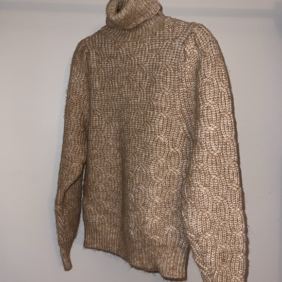 Primark chunky tan turtleneck sweater - Picture 5 of 6
